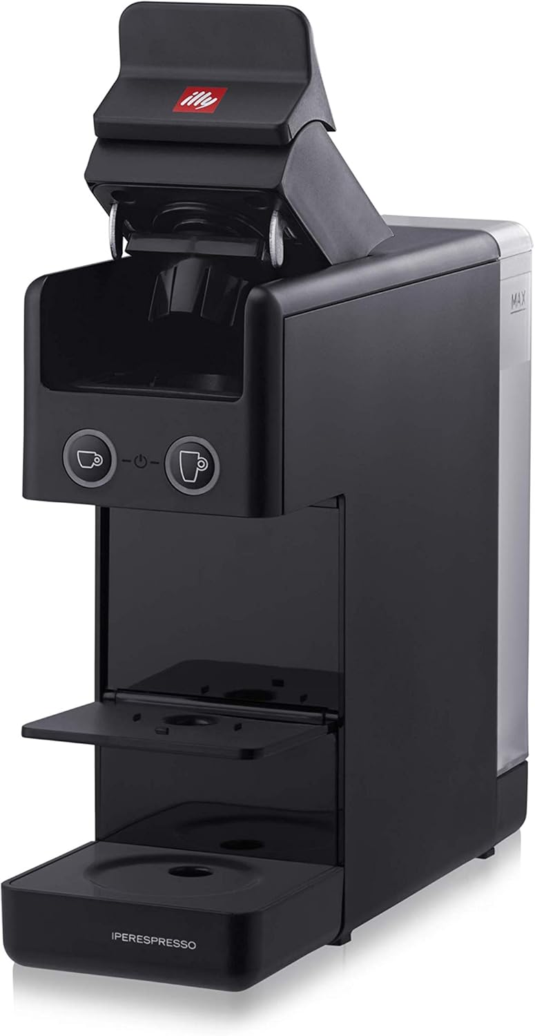 Illy Y3.3 Espresso Machine, Single Serve Coffee Machine For Iperespresso Capsules, Single Cup Espresso Maker, 19bar. UAE Version With 1 Warranty.