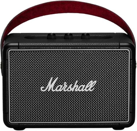 Marshall Kilburn II Bluetooth Portable Speaker - Black & Brass - Bluetooth Speaker UAE