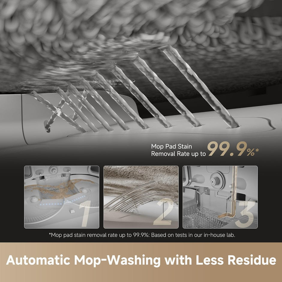 Dreame X50 Ultra Complete Robot Vacuum and Mop with Self-Cleaning, Liftable LDS Clean, Cross Barriers Up to 6cm, AI Camera, Up to 20,000Pa, Detangling Brush, Voice Control, 2 Years Warranty