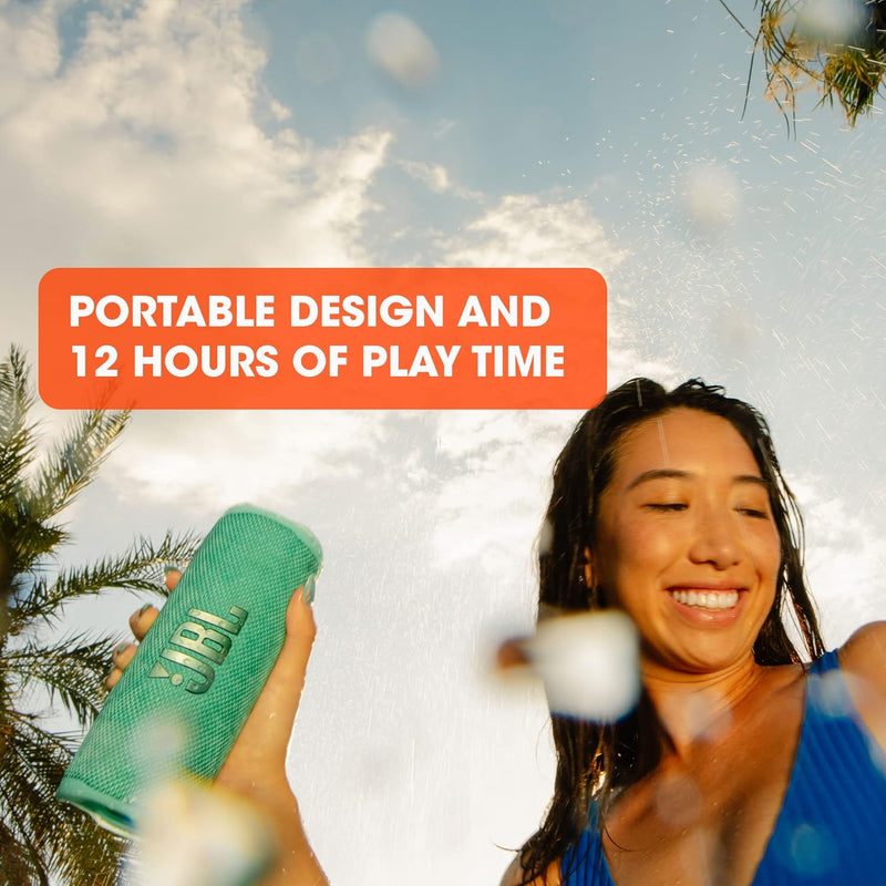 JBL Flip 6 Portable IP67 Waterproof Speaker with Bold JBL Original Pro Sound, 2-Way Speaker, Powerful Sound and Deep Bass, 12 Hours Battery, Safe USB-C...