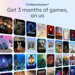 Meta Quest 3S 128GB with Batman: Arkham Shadow and a 3-Month Trial of Meta Quest - Headphones UAE