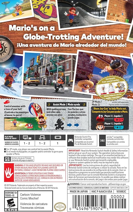 Nintendo Super Mario Odyssey For Nintendo Switch - Video Game UAE