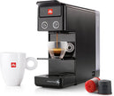 illy Coffee Maker Machine Y3.2, Espresso & Filter Capsules Coffee Machine, Compact Design, Black