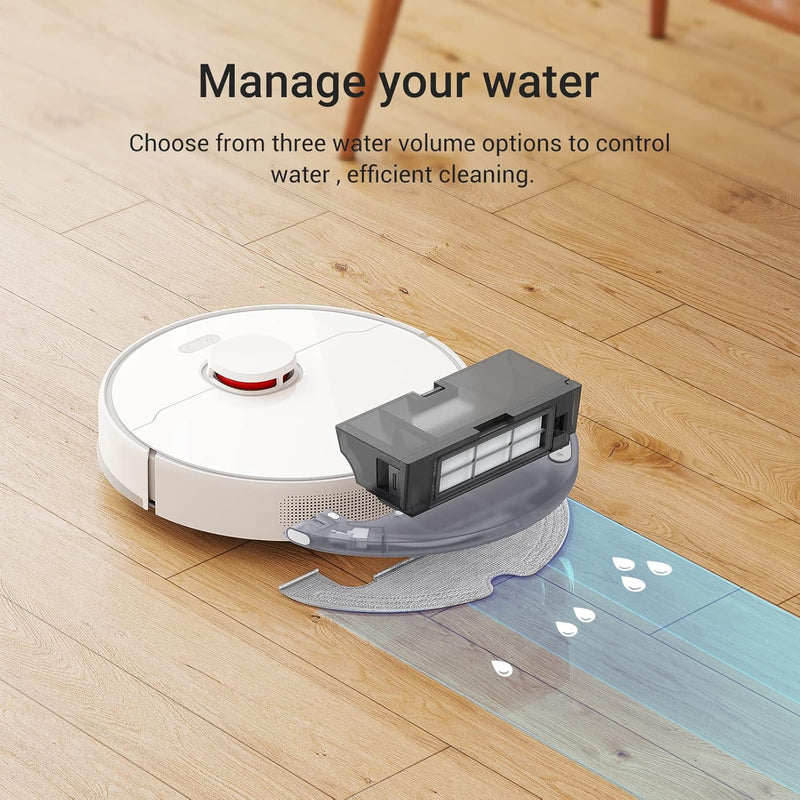 Dreame D10 Plus Robot Vacuum Cleaner & Mop with 2.5L Self Emptying Station, 4000Pa, LiDAR Navigation-Obstacle Detection-Editable Map, Hard Floor-Carpet, 180m Runtime, WiFi/APP/Alexa (Renewed)