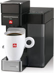 illy Coffee Maker Machine Y5 Francis Francis, Espresso & Filter Capsules Coffee Machine, Bluetooth Enabled, Black