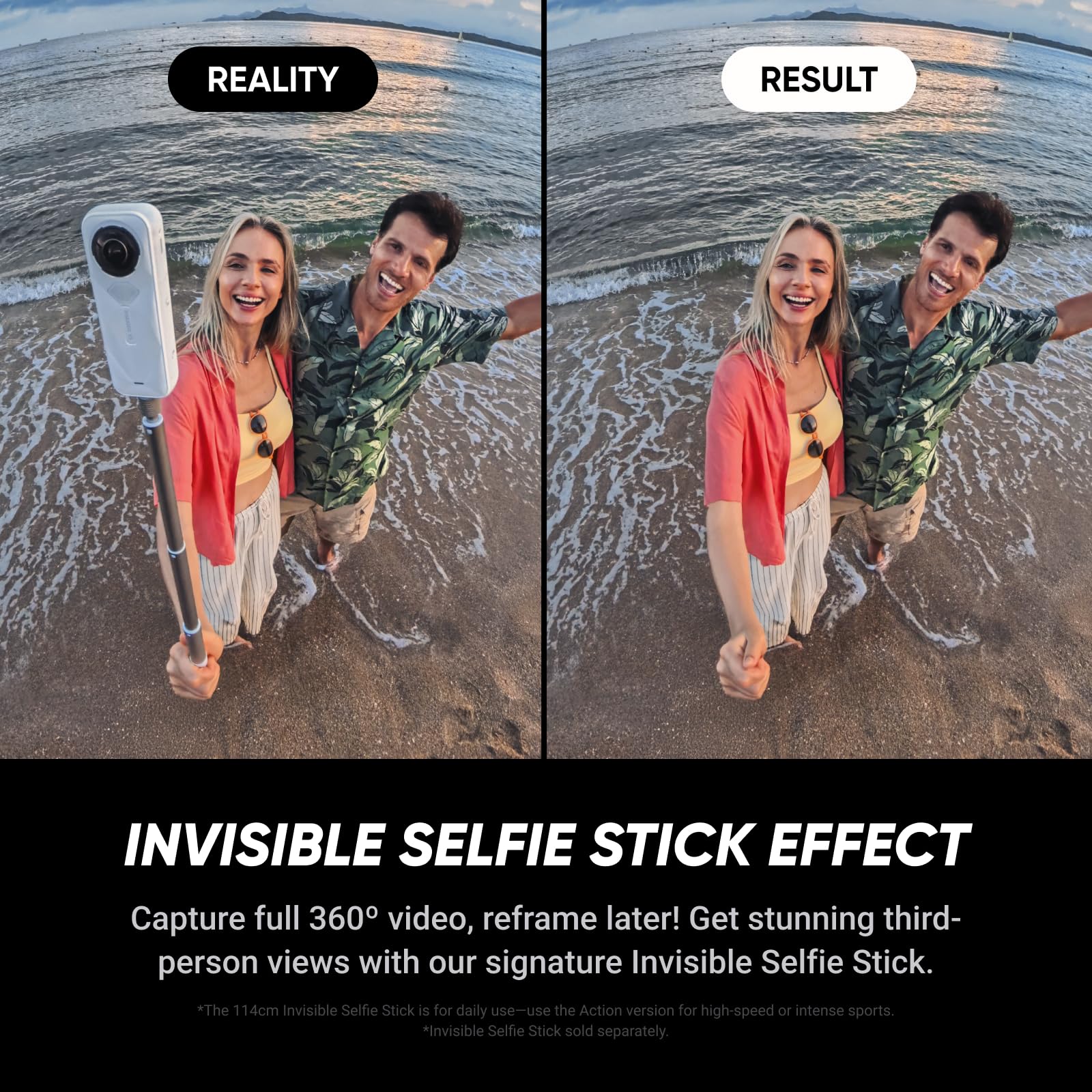 Insta360 X5 8K 360° Action Camera – Satin White, Waterproof, 3-Hour Battery, Built-in Wind Guard, Advanced Stabilization