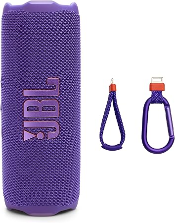 JBL Flip 7 - Portable Waterproof and Drop-Proof Speaker, Bold Pro Sound with AI Sound Boost, 16Hrs of Playtime, and PushLock System with Interchangeable Accessories (Squad)