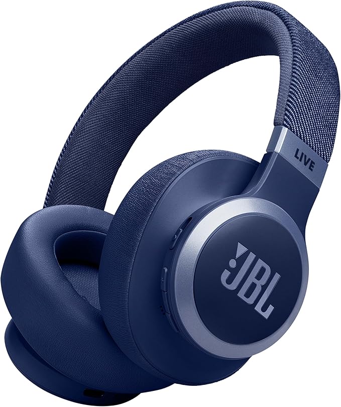 JBL LIVE 770NC Wireless Over-Ear Headphones – Adaptive Noise Cancelling, JBL Signature Sound, 70H Battery, Smart Ambient & Bluetooth 5.3