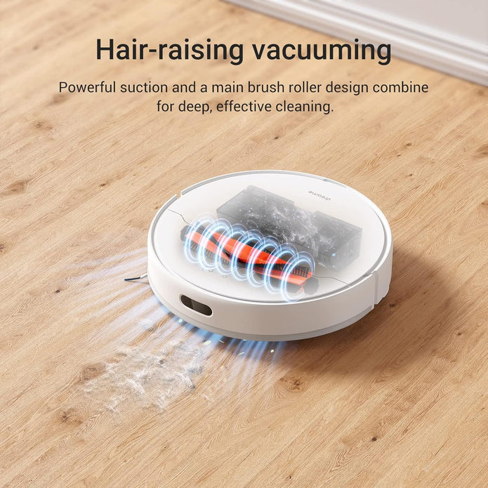 Dreame D10 Plus Robot Vacuum Cleaner & Mop with 2.5L Self Emptying Station, 4000Pa, LiDAR Navigation-Obstacle Detection-Editable Map, Hard Floor-Carpet, 180m Runtime, WiFi/APP/Alexa (Renewed) - Electronics UAE