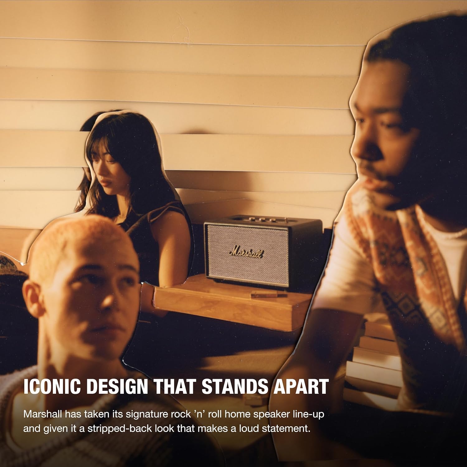 Marshall Acton III Bluetooth Speaker, Wireless - Black