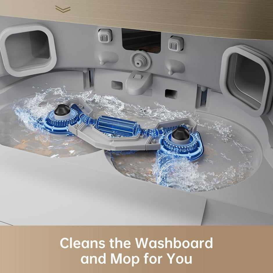 Dreame X40 Ultra Complete Robot Vacuum Cleaner, 12000 Pa Robotic Vacuum with Removable and Lift Mop, Extensive Cleaning with MopExtend technology, Self-Cleaning Mop in 70° Hot Water, 2 Years Warranty