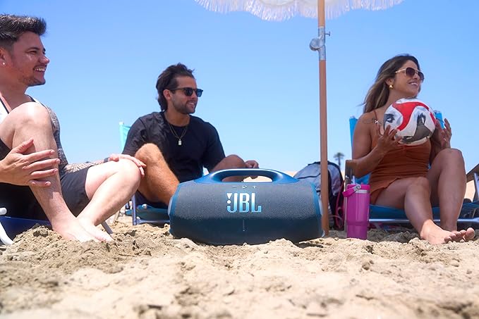 JBL Boombox 4 Portable Waterproof Speaker – Massive Pro Sound, 34H Battery Life, Bluetooth, Outdoor & Party Ready