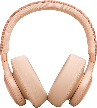 JBL LIVE 770NC Wireless Over-Ear Headphones – Adaptive Noise Cancelling, JBL Signature Sound, 70H Battery, Smart Ambient & Bluetooth 5.3, JBLLIVE770NCBLK, Black