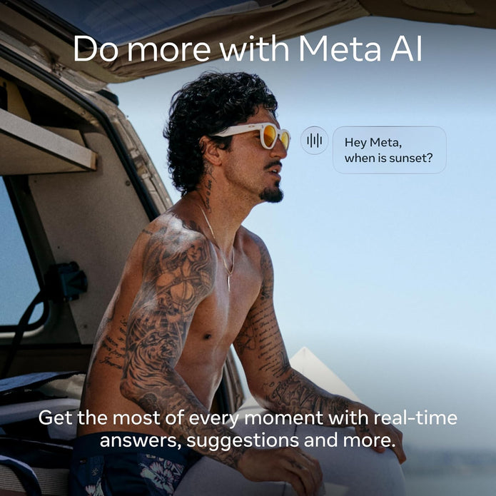 Meta Oakley HSTN glasses Limited Edition Prizm 24K Polarized Lenses - Frame Warm Grey - Smart Glasses UAE