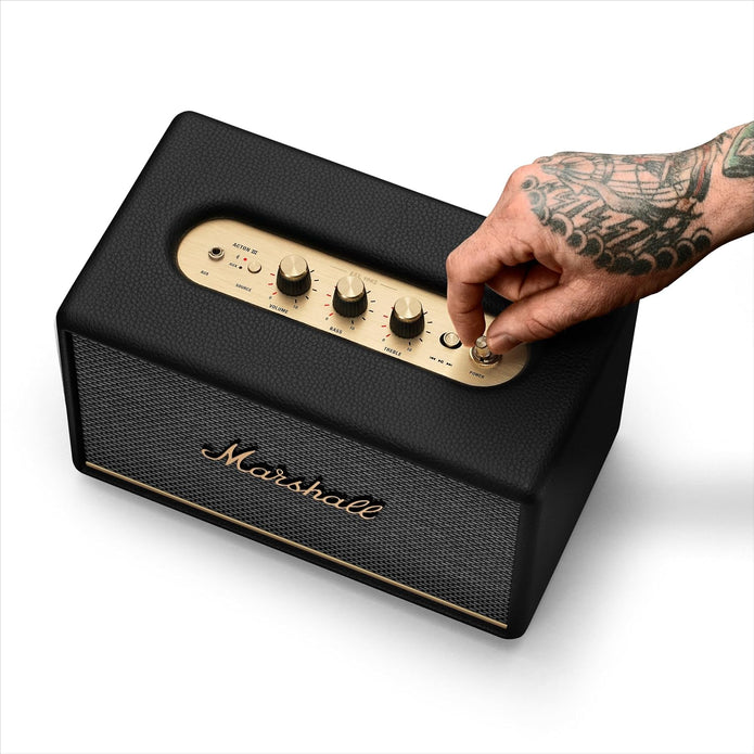 Marshall Acton III Bluetooth Speaker, Wireless - Black - Bluetooth Speaker UAE