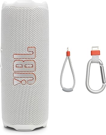 JBL Flip 7 - Portable Waterproof and Drop-Proof Speaker, Bold Pro Sound with AI Sound Boost, 16Hrs of Playtime, and PushLock System with Interchangeable Accessories (Squad)