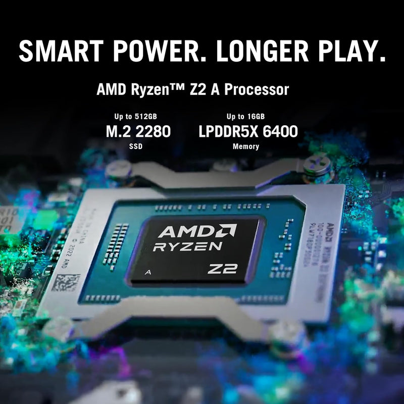 Asus ROG Xbox Ally White Gaming Handheld | AMD Ryzen Z2 A, AMD Radeon Graphics, 16GB RAM, 512GB SSD, 7''FHD 120Hz Display, Win11