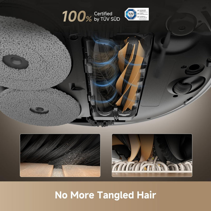 Dreame X50 Ultra Complete Robot Vacuum and Mop with Self-Cleaning, Liftable LDS Clean, Cross Barriers Up to 6cm, AI Camera, Up to 20,000Pa, Detangling Brush, Voice Control, 2 Years Warranty