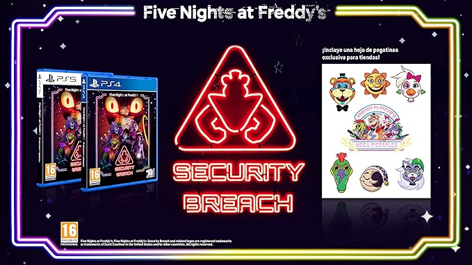 Maximum Games Five Nights at Freddy's Security Breach Game for PS5