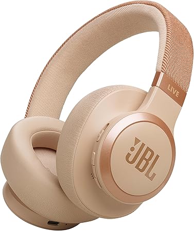 JBL LIVE 770NC Wireless Over-Ear Headphones – Adaptive Noise Cancelling, JBL Signature Sound, 70H Battery, Smart Ambient & Bluetooth 5.3, JBLLIVE770NCBLK, Black