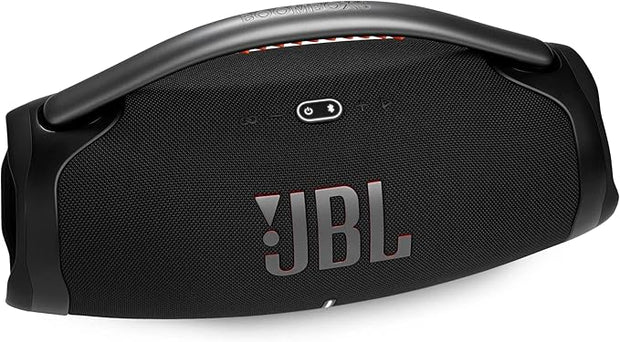 JBL Boombox 3 Portable Speaker, Massive JBL Signature Pro Sound, Monstrous Bass, 24H Battery, IP67 Dust & Water Proof, Partyboost Enabled, Grip Handle, Bluetooth Streaming