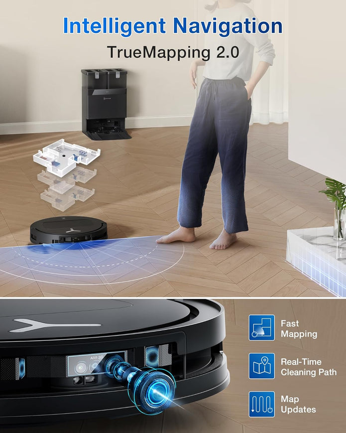 ECOVACS DEEBOT T50 Pro Robot Vauum and Mop - Electronics UAE