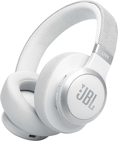 JBL LIVE 770NC Wireless Over-Ear Headphones – Adaptive Noise Cancelling, JBL Signature Sound, 70H Battery, Smart Ambient & Bluetooth 5.3, JBLLIVE770NCBLK, Black