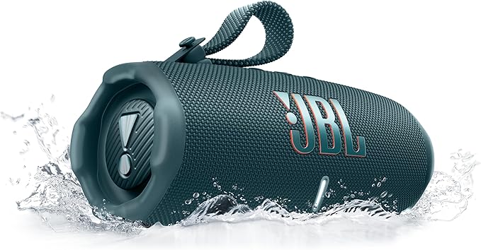 JBL Charge 5 Portable Speaker, Built-In Powerbank, Powerful JBL Pro Sound, Dual Bass Radiators, 20H of Battery, IP67 Waterproof and Dustproof, Wireless Streaming