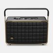 JBL Authentics 300 - Portable Retro-Style Smart Bluetooth Speaker with Powerful Sound, Wi-Fi, and Built-in Battery, JBLAUTH300BLKUK, Black - Bluetooth Speaker UAE
