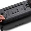 JBL Partybox On-The-GO Portable Party Speaker with Built In Lights and Wireless Mic, 100W of Powerful Booming JBL Pro Sound, Heavy Bass, IPX4 Splashproof, Bluetooth Stream - Black, JBLPARTYBOXOTGUK