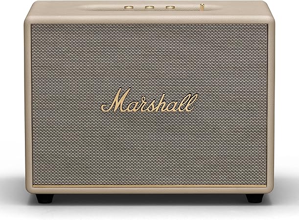 Marshall Woburn III Wireless Bluetooth Speaker, Cream, One Size - Bluetooth Speaker UAE