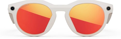 Meta Oakley HSTN Smart Glasses – Prizm Ruby Lenses, Warm Grey Frame, AI Camera Glasses with Audio, Photo & Video Capture - Camera UAE