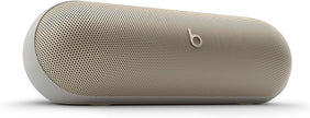 Beats Pill Portable Bluetooth Speaker – 24H Battery, USB-C Charging, IP67 Waterproof, Built-in Mic, Apple & Android Compatible – Champagne Gold