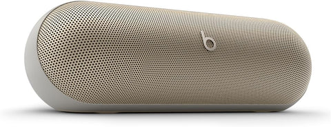 Beats Pill Portable Bluetooth Speaker – 24H Battery, USB-C Charging, IP67 Waterproof, Built-in Mic, Apple & Android Compatible – Champagne Gold