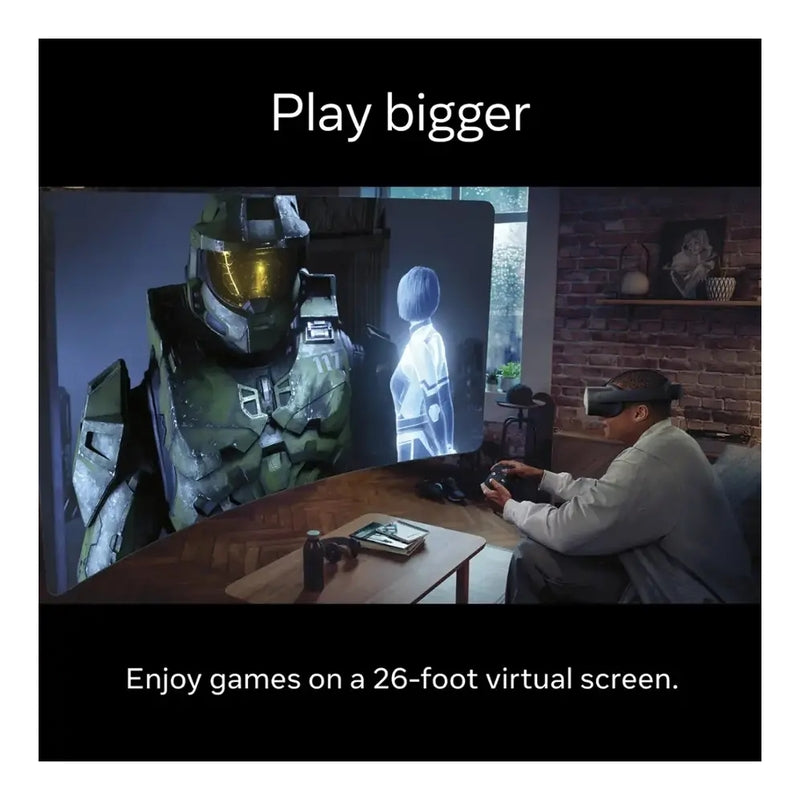 Meta Quest 3S Xbox Edition 128GB - Limited-Edition Hardware & 3 Months of Xbox Game Pass Ultimate Included - Carbon Black