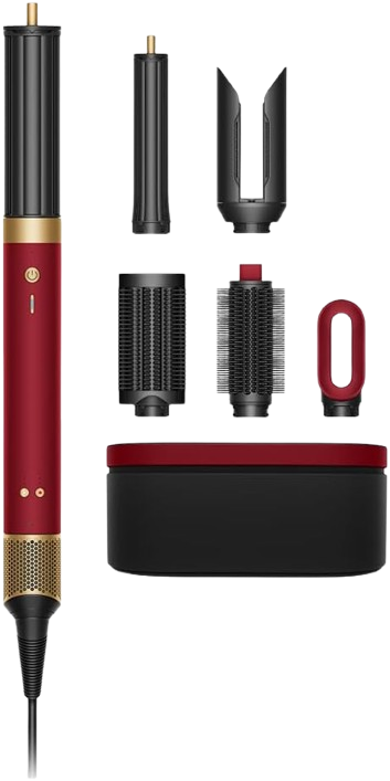 Dyson HS09 Airwrap Co-anda 2X Multi-Styler – Red Velvet/Gold - Hair Styler UAE