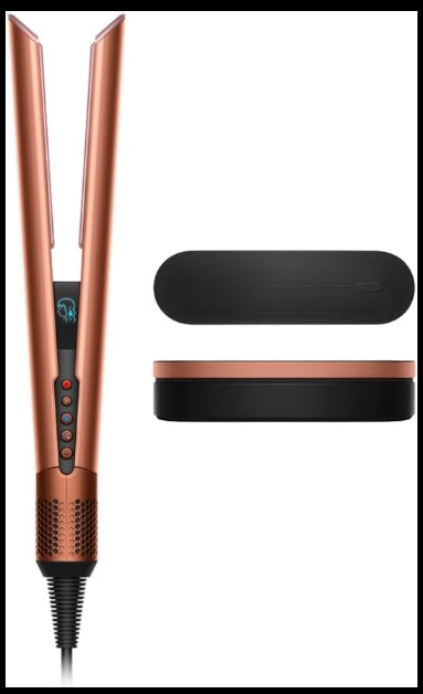 Dyson Airstrait™ Hair Straightener (Nickel/Copper) – Wet-to-Dry Hair Straightener with No Heat Damage | Fast Styling & Smooth Finish