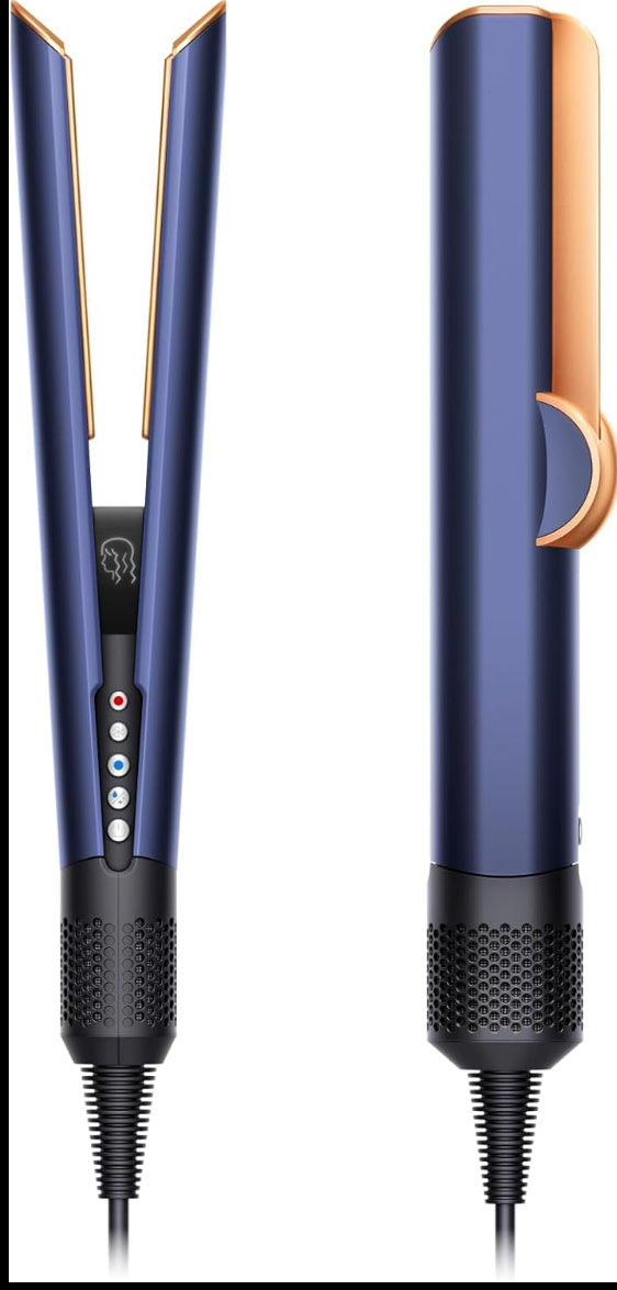 Dyson Airstrait™ Hair Straightener (Nickel/Copper) – Wet-to-Dry Hair Straightener with No Heat Damage | Fast Styling & Smooth Finish