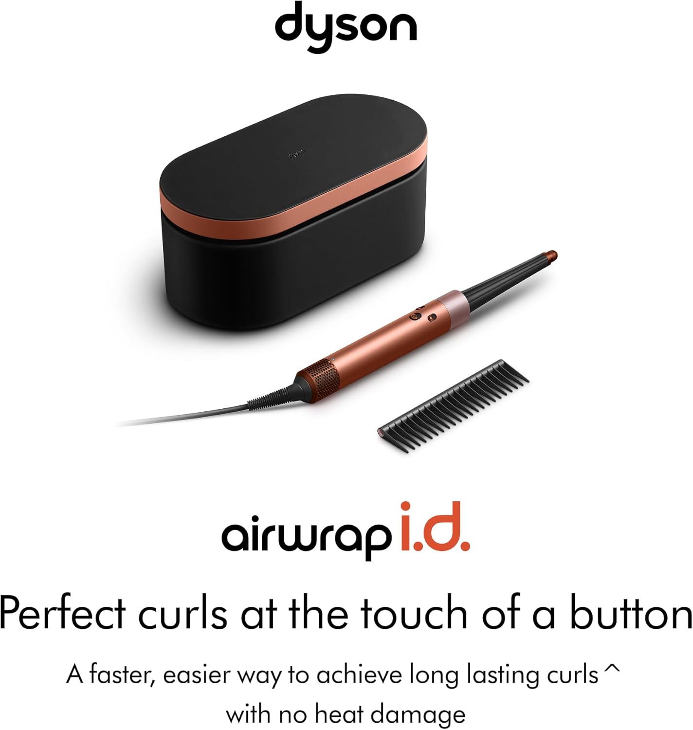 Dyson Airwrap i.d. Multi-Styler & Dryer – Straight + Wavy Hair | Amber Silk | Premium Hair Styling Tool