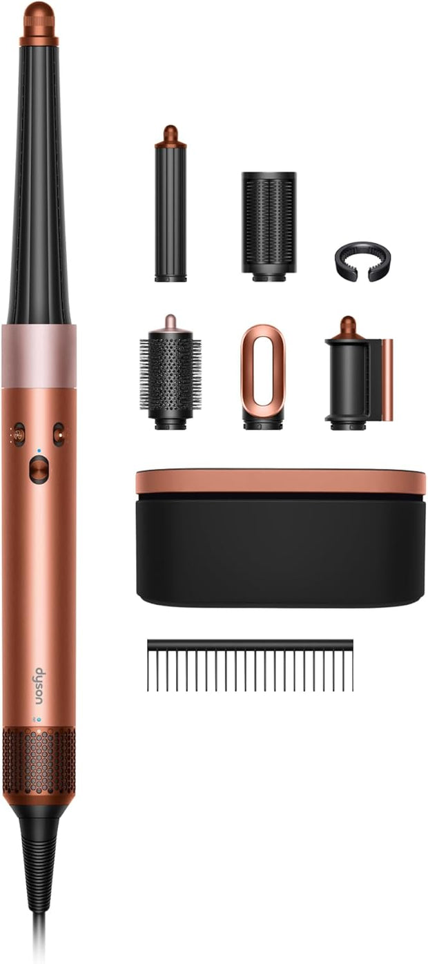 Dyson Airwrap i.d. Multi-Styler & Dryer – Straight + Wavy Hair | Amber Silk | Premium Hair Styling Tool