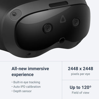 HTC VIVE Focus 3 VR Headset – Black - Headphones UAE