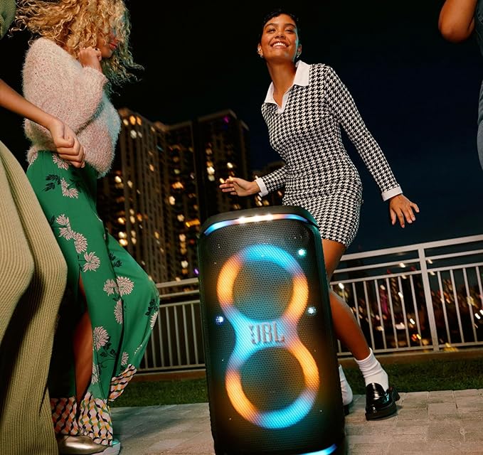 JBL PartyBox Stage 320 Bluetooth Party Speaker Bundle – 400W Sound, 18H Playtime, Battery 400 Included - Bluetooth Speaker UAE