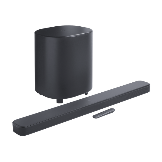 JBL Bar 500 5.1-Channel Soundbar – Wireless Subwoofer, Dolby Atmos, MultiBeam 3.0, PureVoice, 590W Output, Wi-Fi Enabled – Black