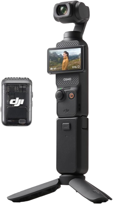 DJI Osmo Pocket 3 Creator Combo with DJI Mic 2 and 1-inch sensor gimbal camera