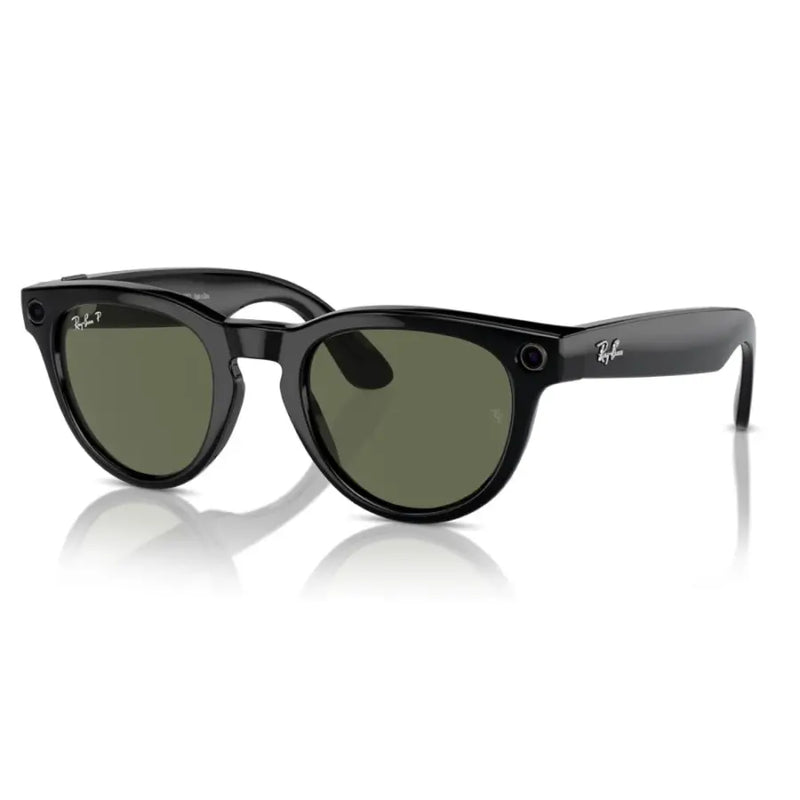 RAY-BAN | META Headliner GEN 2 Frame Shiny Black Lenses G-15 Green