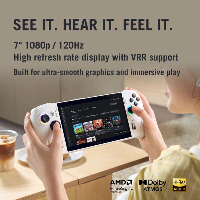 ASUS ROG Ally X Gaming Handheld – 512GB White - Handheld Gaming PC UAE