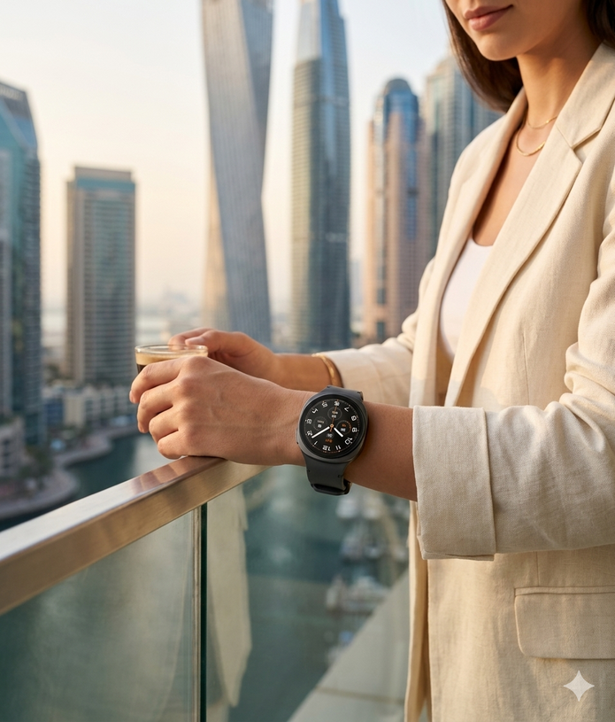 Samsung Galaxy Watch 8 44mm Bluetooth – Graphite - Smartwatch UAE