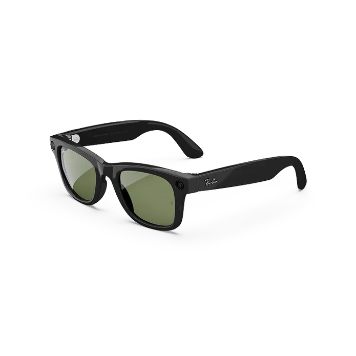 RAY-BAN | META Headliner GEN 2 Frame Shiny Black Lenses G-15 Green - Smart Glasses UAE