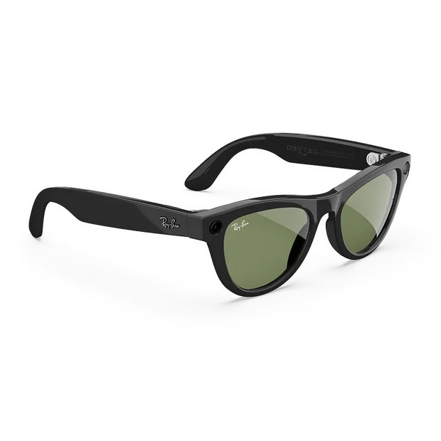 RAY-BAN | META GEN 2 SKYLER SHINY BLACK G15 GREEN