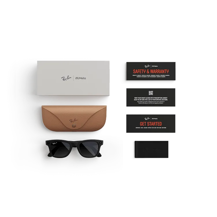 RAY-BAN | META WAYFARER Frame Matte Black Lenses Graphite